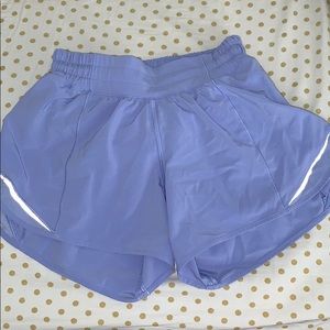 lilac lululemon shorts